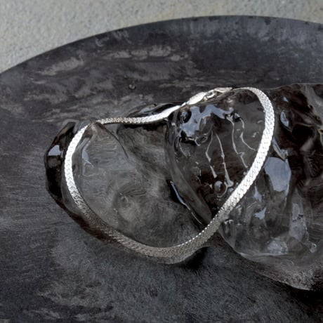 norme flat snake  bracelet / SV925