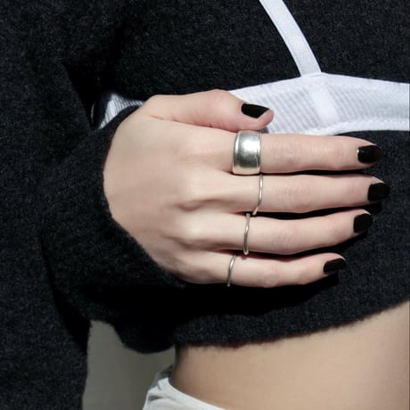 norme dew slim ring (Matt) / SV925