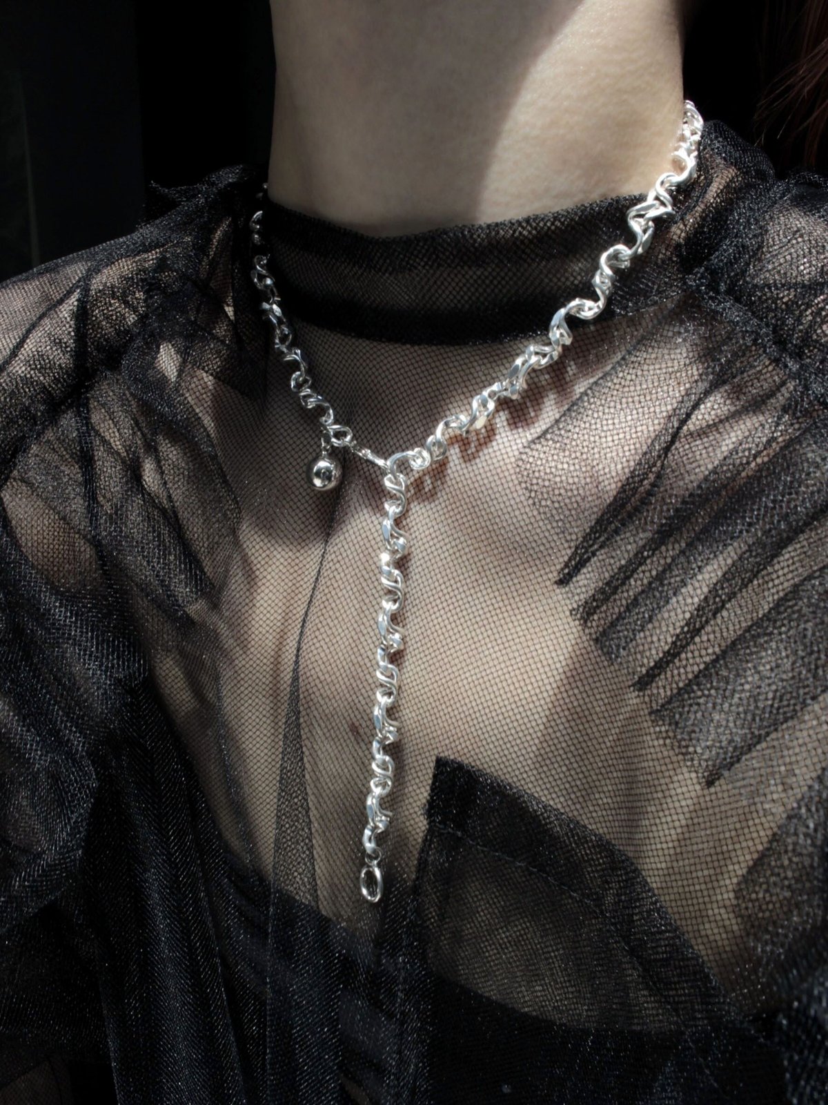 Figue necklace (2P) | Soierie Online Store