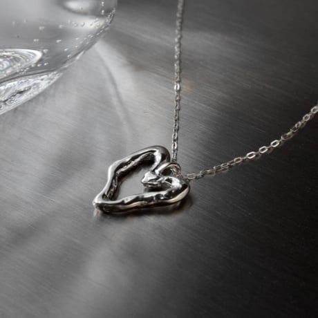 norme open heart necklace / SV925