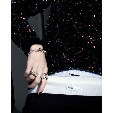 Flower cell ring (gloss)