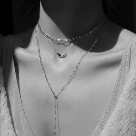 norme long frame necklace (Women's) / SV925＋Gold Plated