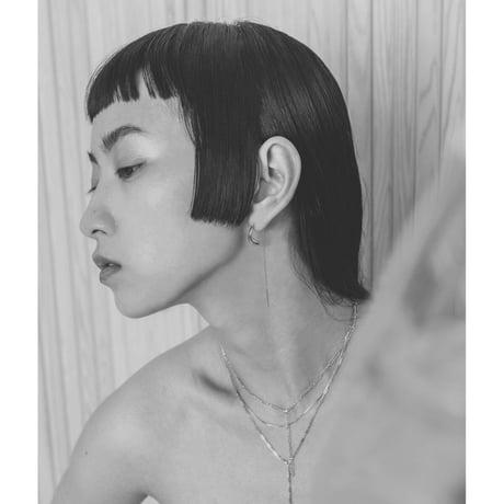 norme air metal necklace / K18