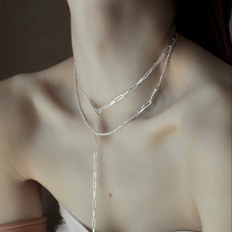 norme dew snake necklace / SV925