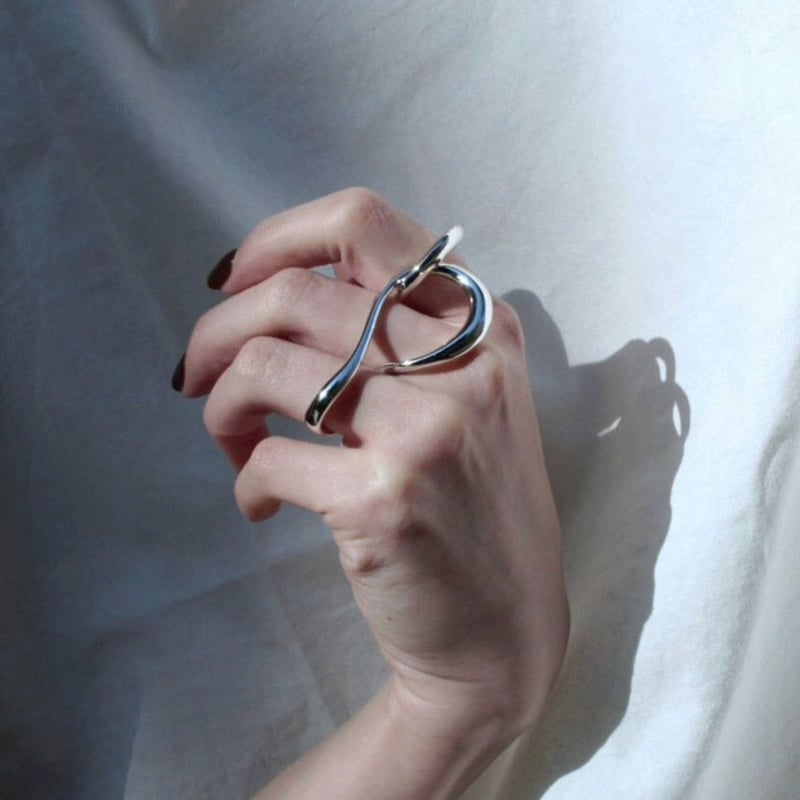 Connect eight loop ring (large/2P) (one color)