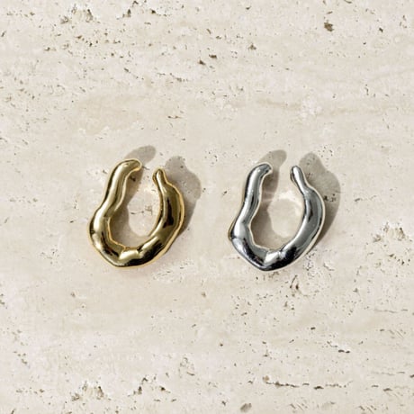 Soft circle earcuff (gloss/1P) (one color)