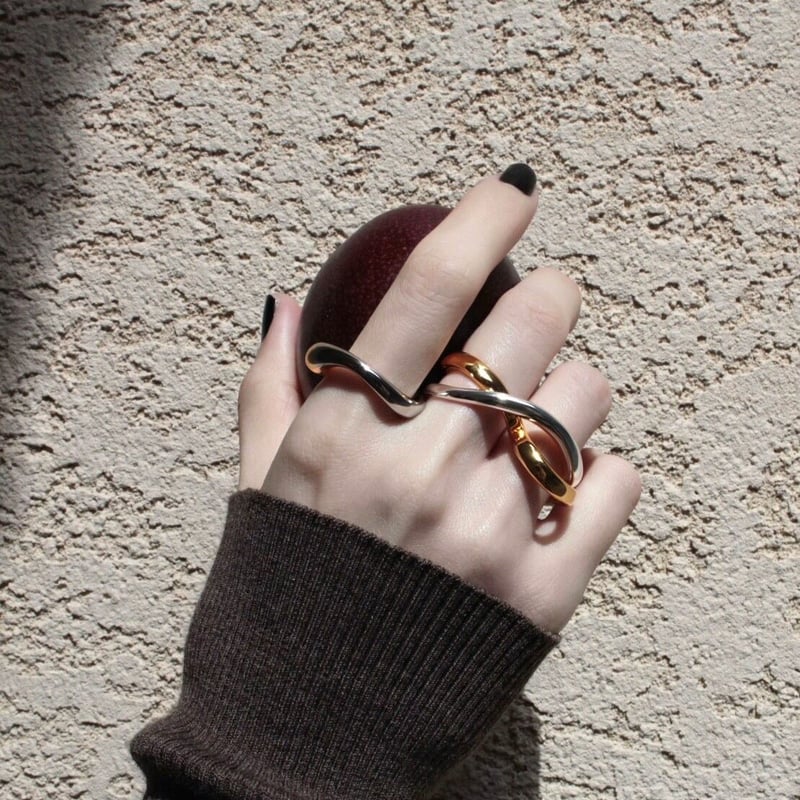 Curve w ring (2P) | Soierie Online Store