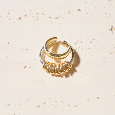 Infinity coil cuff ring (mix color)