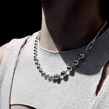 Ball chain hook bracelet [Unisex line]