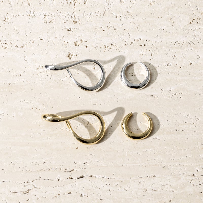 〈Soierie〉Connect eight loop ring Connect eight loop ring (large/2P) (one color)