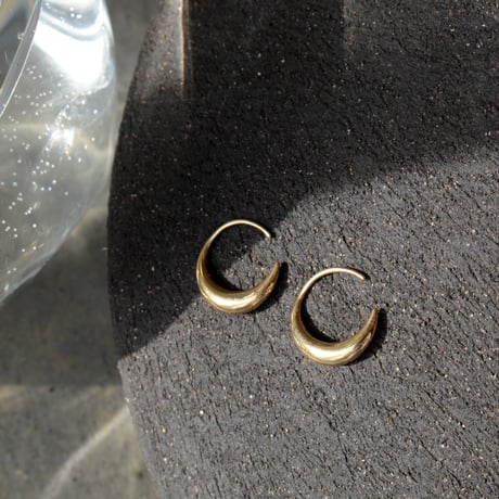 norme clear circle pierce / SV925＋Gold Plated