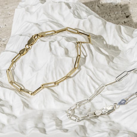 norme long frame bracelet [Unisex] / SV925＋Gold Plated