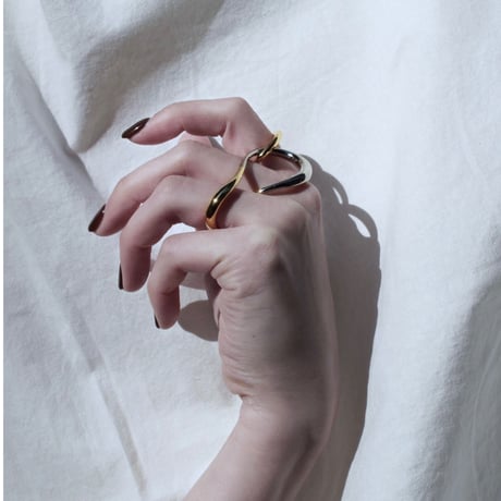 Connect eight loop ring (large/2P) (mix color)