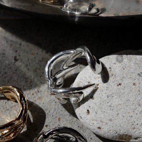 Tribal cuff ring