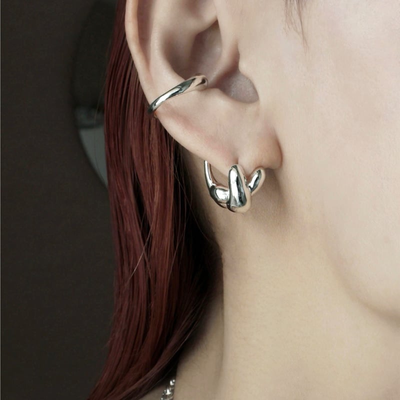 特別セーフ art Metal cross On Soierie | color) (one pierce ピアス