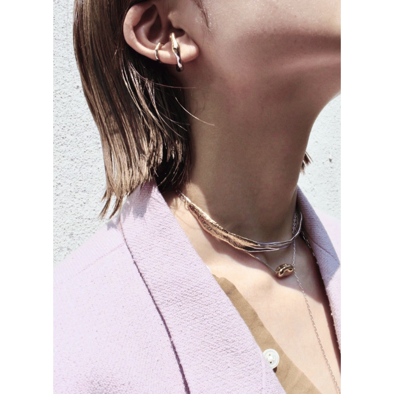 【美品】Chieko+ caviar Ring と earcuff ２点セット caviar｜CHIEKO+(チエコプラス)公式通販