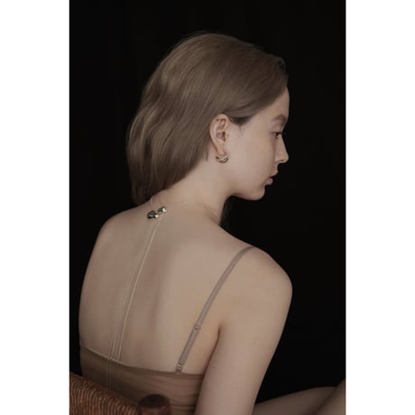Curve hoop pierce (2P)(one color)