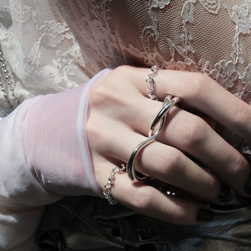 Metal art w ring (one color) | Soierie Online S