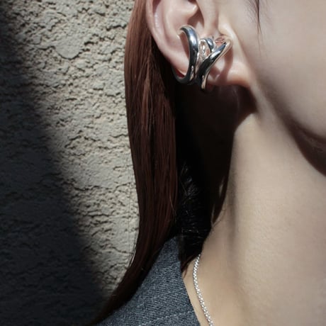Clarity coil earcuff ring (one color)