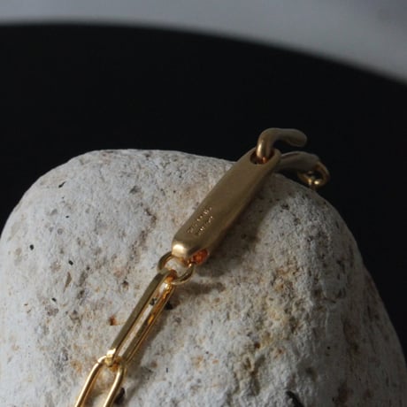 norme dew long frame bracelet / SV925＋Gold Plated