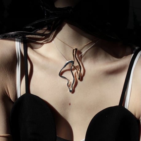 Female slim necklace (1P)