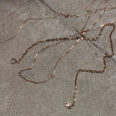 Layered necklace (3P) (one color)