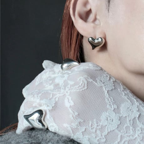 Heart pierce / Silver【Silver 925 product】