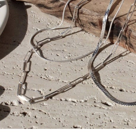 norme long frame necklace (Women's) / SV925