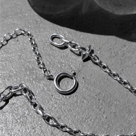 Key motif padlock necklace
