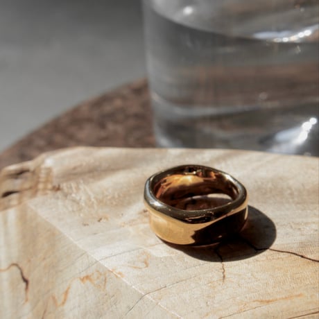 Ribbon cloth pinky ring