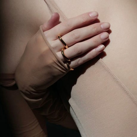 norme earcuff ring (1P)＃12 / SV925＋Gold Plated