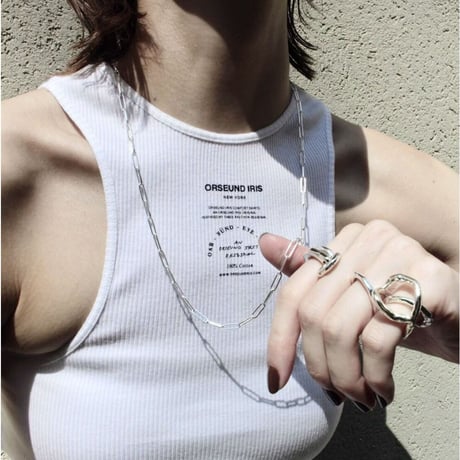 norme long frame necklace (Men's long type) / SV925