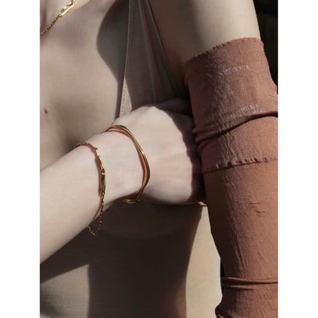 norme dew snake bracelet / SV925＋Gold Plated