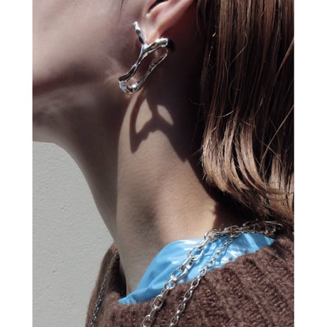 Asymmetry metal pierce (1P) (one color)