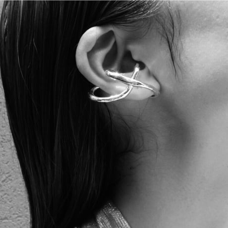 Tangled earcuff ring (1P) (one color)