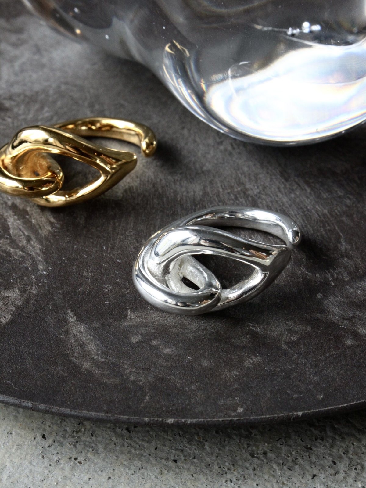 Clarity bit earcuff ring (one color) | Soierie