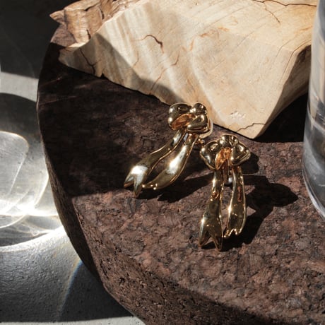 Ribbon small earing