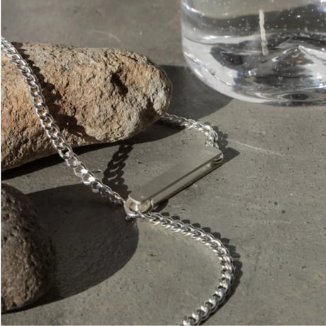 norme ID Plate necklace / SV925