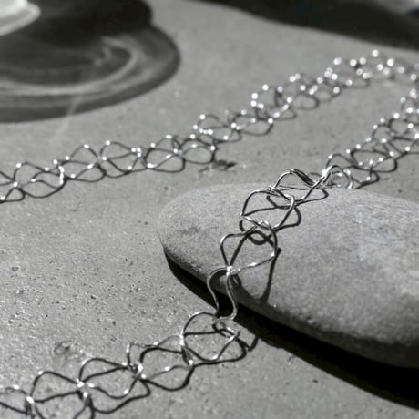 norme  hook circle necklace / SV925