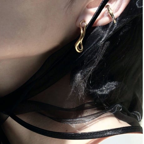 Soft circle earcuff (gloss/1P) (one color)