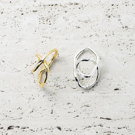 Tangled earcuff ring (1P) (one color)