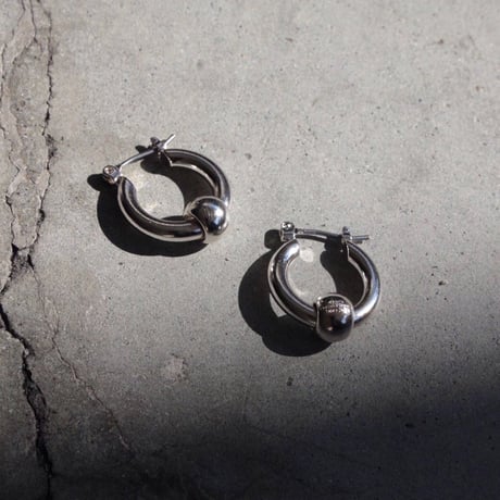 Metal furniture hoop pierce (gloss/2P) [Unisex line]