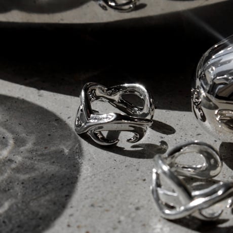 Tribal pinky cuff ring