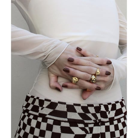 Aging circle ring