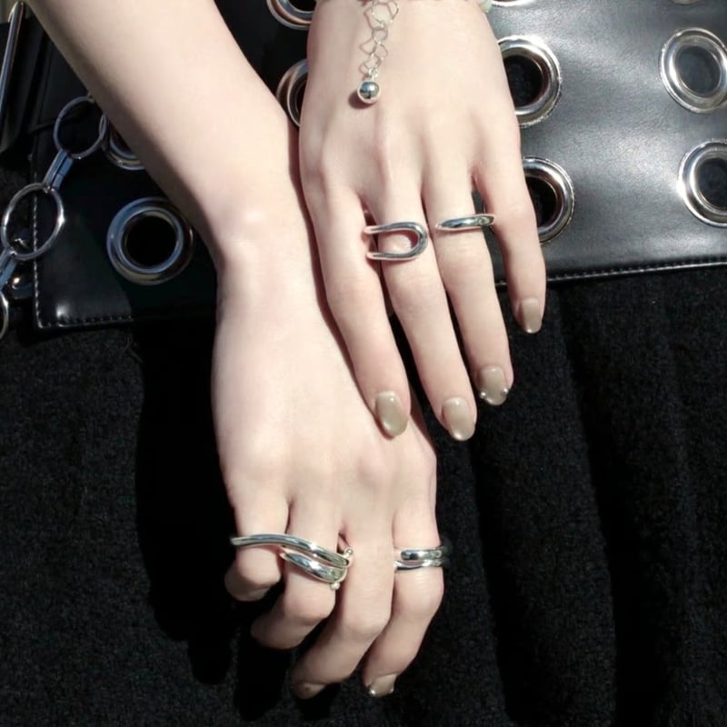 アクセサリー Soierie 2024 A/W kinetic art ring silver kinetic art ring (one color) | Soierie Online S