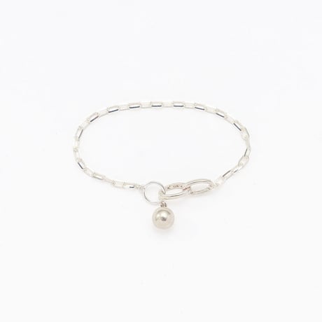 Simple silver bracelet［Limited］