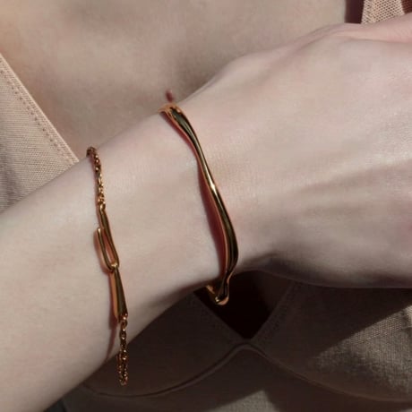 norme dew snake bracelet / SV925＋Gold Plated