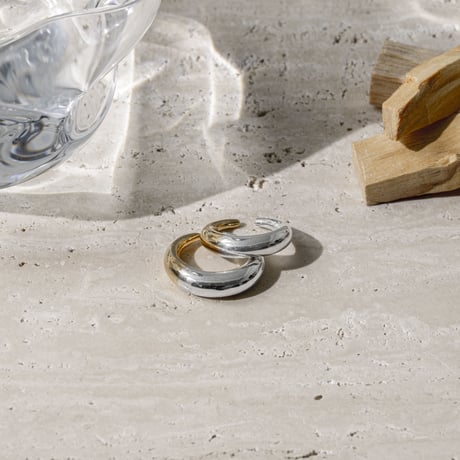 norme sleek earcuff ring ＃4  (Mix/1P) / SV925＋Gold Plated