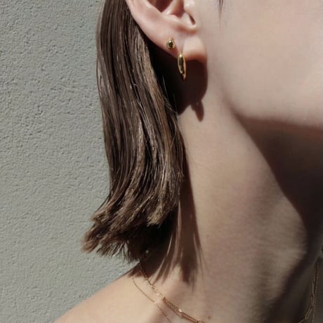 norme first metal pierce / SV925＋Gold Plated