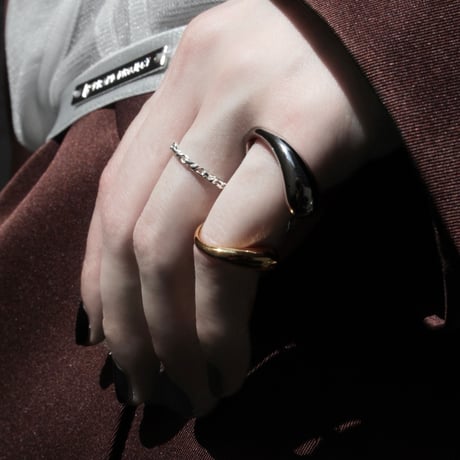 Practical over earcuff ring (mix color)